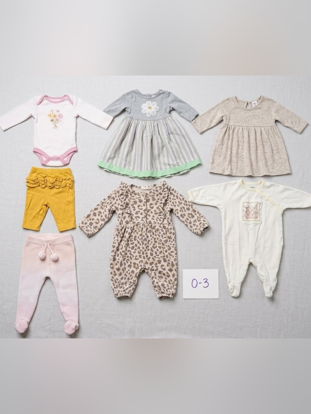 Boutique Infant Girl Bundle - Size 0-3 Months (7 Pieces)